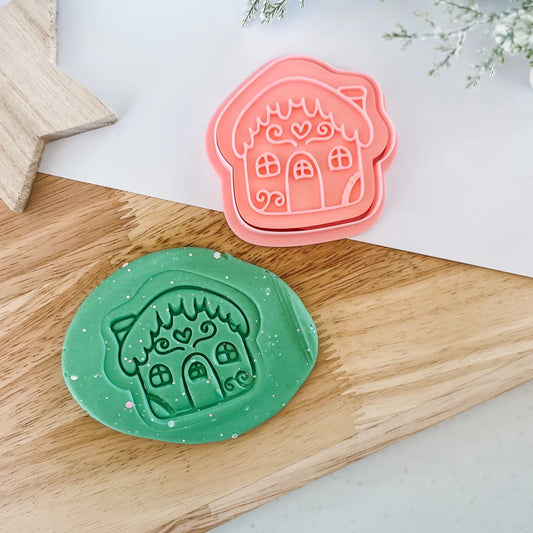 ECO Play Sense Stamp & Cutter | Gingerbread House