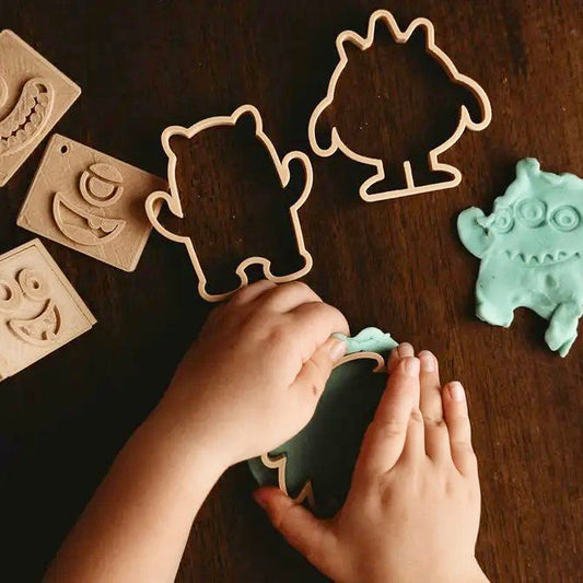 Monster Playdough Eco Stamp Set of 7.