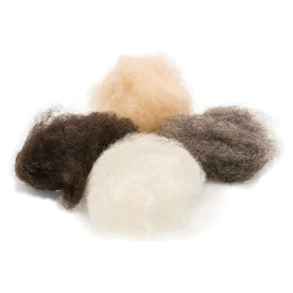 Filges Organic Wool Fleece - 4 Earth Tones 100g