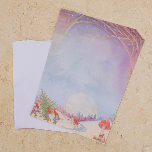 Wilded Family Winter Note Paper Set