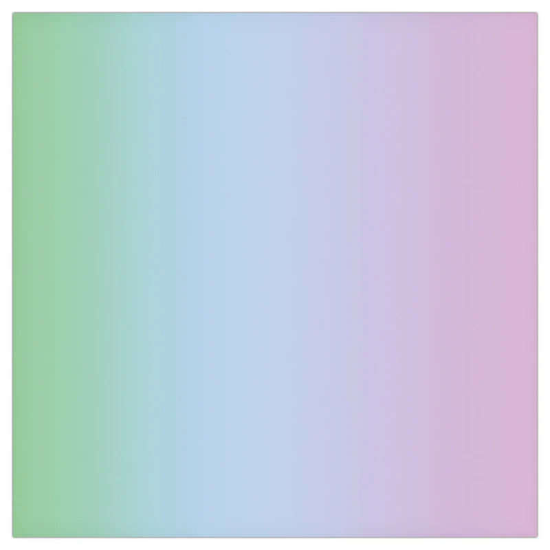 URSUS Rainbow Folding Paper - 50 Pastel Coloured Sheets - 15cm